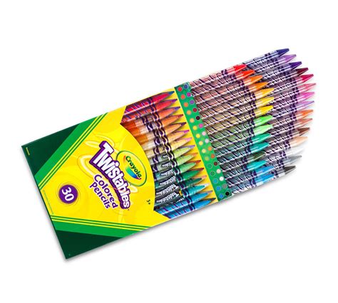 Crayola Twistables Colored Pencils, Always Sharp, Art Tools for Kids ...