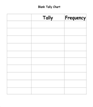 Tally Chart Template - 10+ Free Word, PDF Documents Download | Free ...