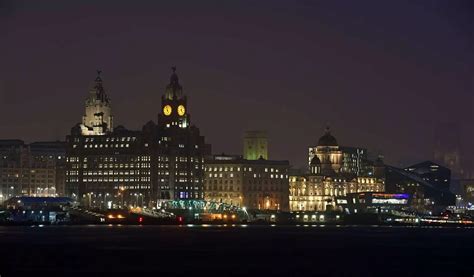 Night on the River Mersey Liverpool waterfront - Liverpool Echo