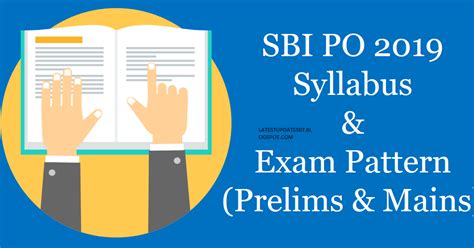 SBI PO Prelims Syllabus And Exam Pattern 2019 - Latest Updates