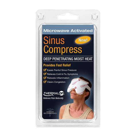 Thermalon Moist Heat/Cold Sinus Pain Relief Compress