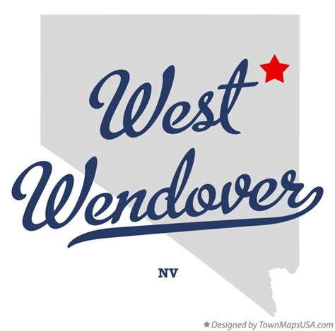 Map of West Wendover, NV, Nevada