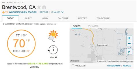 What's the Weather Like in Brentwood? ⋆ Weather Brentwood CA