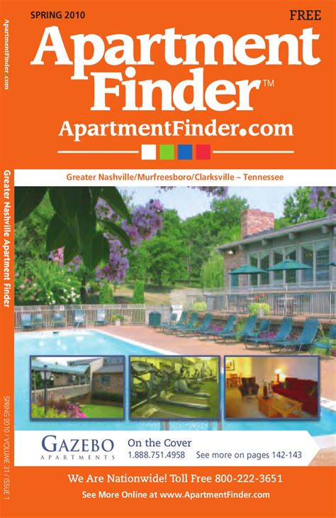 Apartment Finder Nashville - Volume 13 Issue 1, Spring 2010 by Apartment Finder Nashville - Issuu