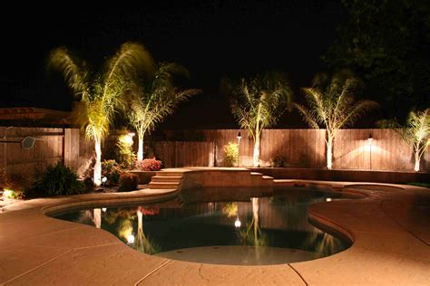 Chic outdoor lighting pool area Safe Outdoor Lighting Feature Light Chic outdoor lighting pool ...