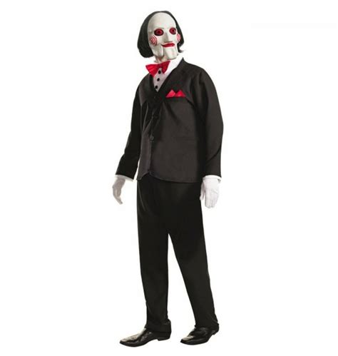 SAW Movie Jigsaw Billy the Puppet Costume and Mask Rubie's 810980 - 티몬