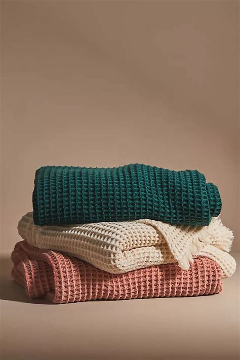 Waffle Throw Blanket | AnthroLiving