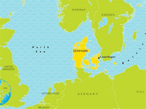 Jutland Peninsula On World Map