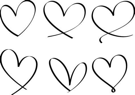 Hand Drawn Heart Vector Art, Icons, and Graphics for Free Download