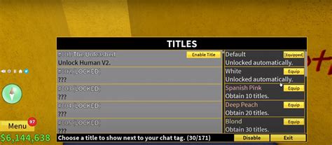 How To Equip Title In Blox Fruits? - Gameinstants