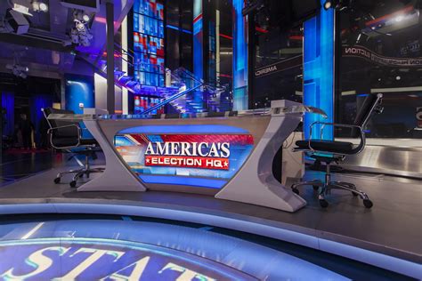 Fox News Studio F Broadcast Set Design Gallery