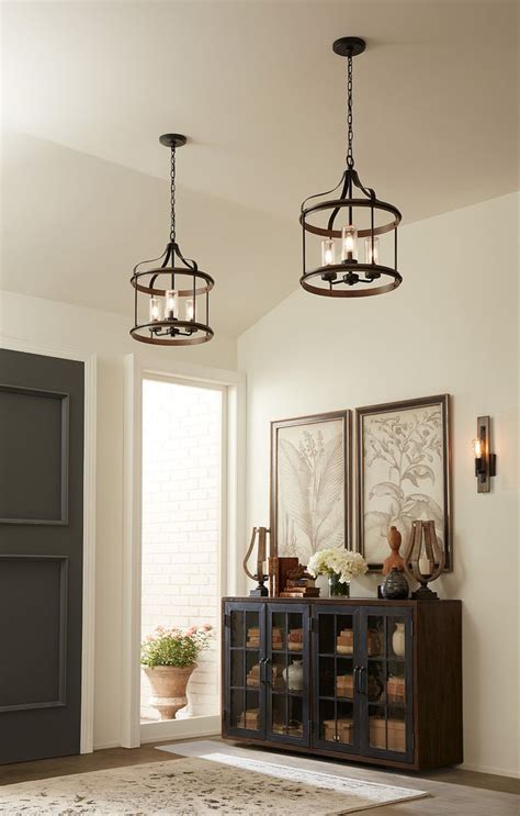 Brenham - Pendants Light - 3 Light - Cylinder Shade in Farmhouse style ...