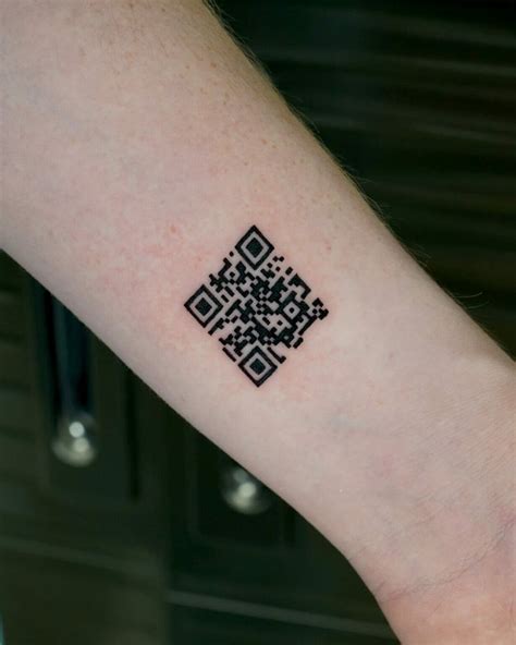 20+ Amazing Qr Code Tattoos For 2024!