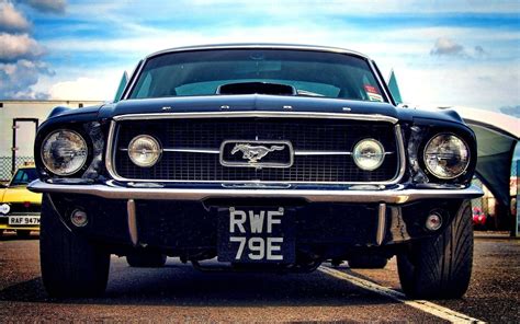 Ford Mustang Black Wallpaper Hd