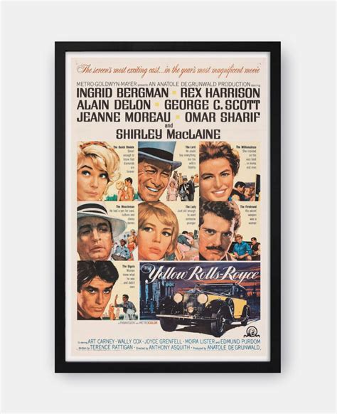 The Yellow Rolls-Royce 1964 Movie Poster - The Curious Desk