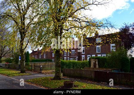 Colourful image of Hartburn Village and its' traditional old British style buildings, Stockton ...