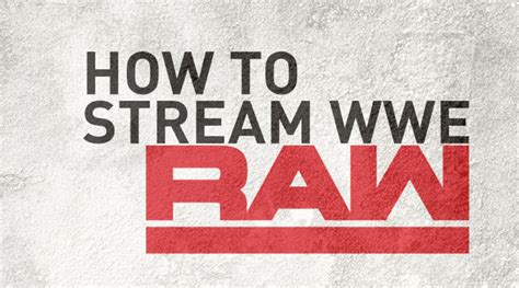 How to Watch and Live Stream WWE Raw Online - Athlon Sports