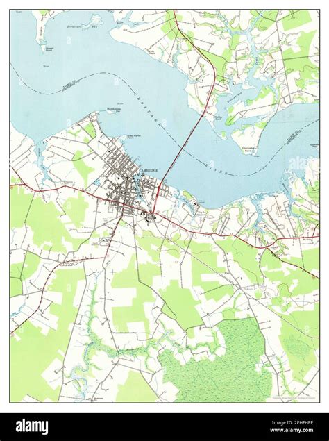 Old map of cambridge maryland hi-res stock photography and images - Alamy