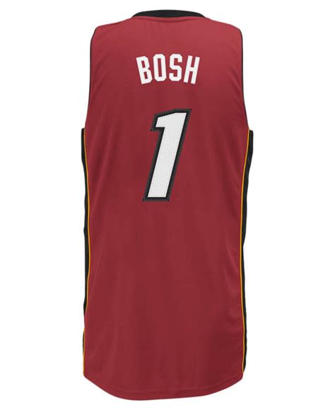 Lyst - Adidas Originals Men's Miami Heat Chris Bosh Jersey in Red for Men