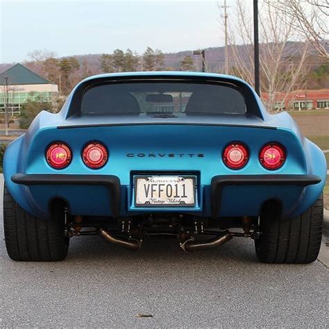 C3 Corvette with meaty tires and black bumpers | Corvette, Corvette ...