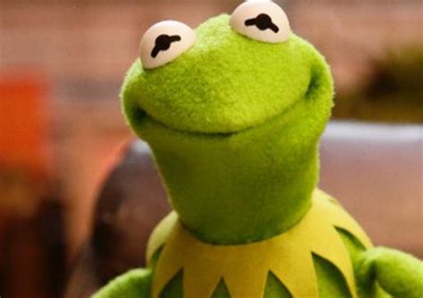 Smiling kermit Blank Template - Imgflip