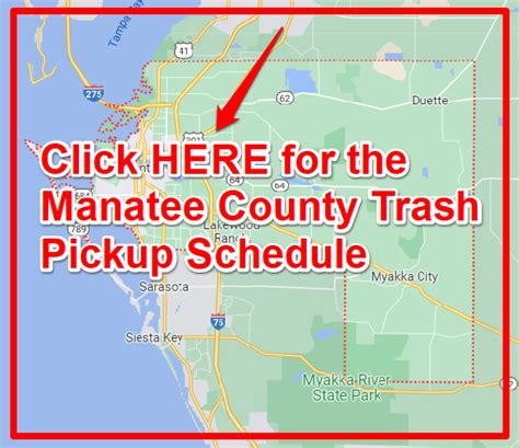 Manatee County Trash Schedule 2024 (Bulk Pickup, Holidays, Map)