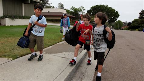 Kid Walking To School