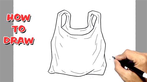 How to Draw Plastic bag || Drawing Tutorial - YouTube