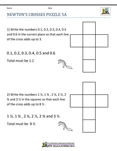 Math Puzzle Worksheets : Free Math Puzzles Addition And Subtraction ...