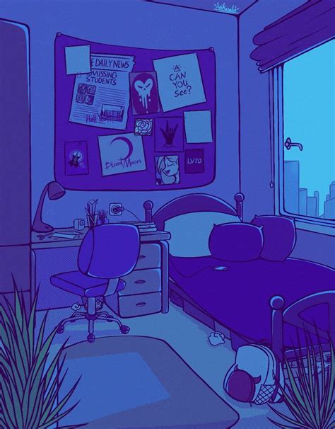 💠🔷🔹Her Bedroom🔹🔷💠 | Bedroom drawing, Pixel art background, Bedroom ...