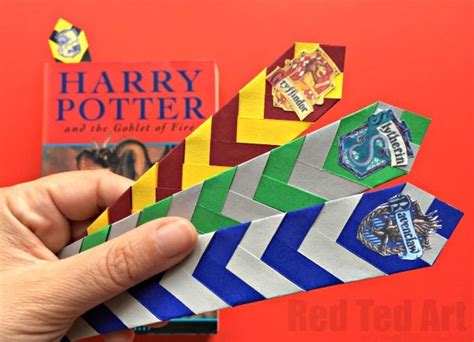 Easy Harry Potter Bookmarks - Red Ted Art - Kids Crafts