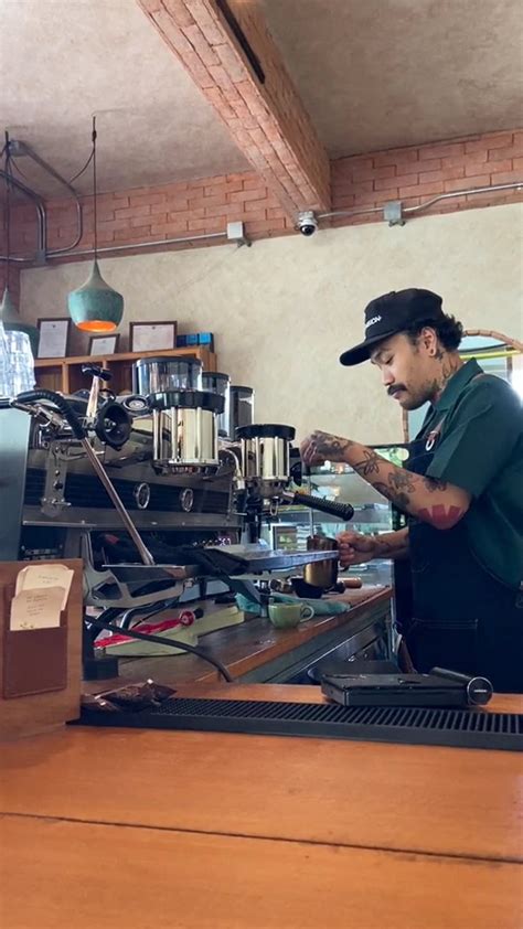 A Time-Lapse of a Coffee House Barista · Free Stock Video