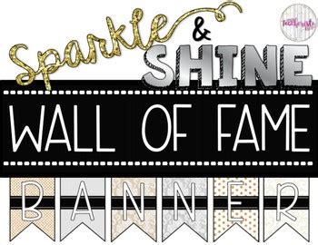 FREE Sparkle & Shine "Wall of Fame" Banner - Reading Incentive - Smaller Size!