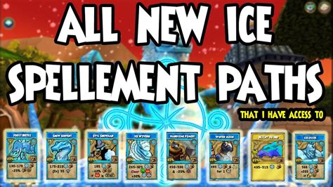 Wizard101: All NEW ️ ICE SPELLEMENT ️ Paths - Spring 2022 Test Realm⚠️ ...