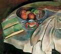 Still life with White Tablecloth 1919 - Frigyes Frank - WikiGallery.org, the largest gallery in ...