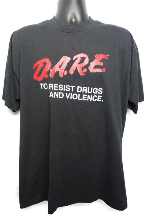 90s D.A.R.E. Vintage T Shirt - To Resist Drugs And Violence DARE Drug ...