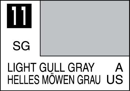 Mr Color Paint Light Gull Gray 10ml # C011 | GSi-C-011 | Gunze Sangyo (Mr Hobby)