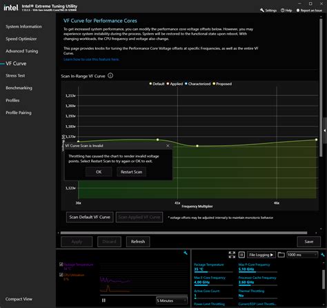 Re: Re:Intel XTU 7.13.1.5 cannot scan V/F curve due to "thermal throttling" - Intel Community