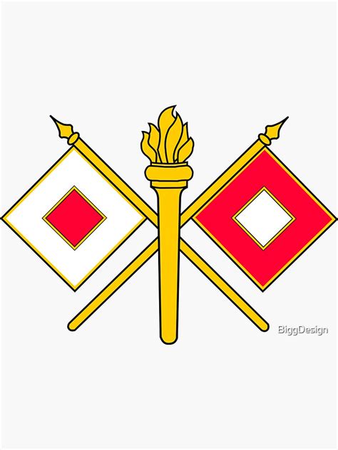 "US Army Signal Corps" Sticker for Sale by BiggDesign | Redbubble