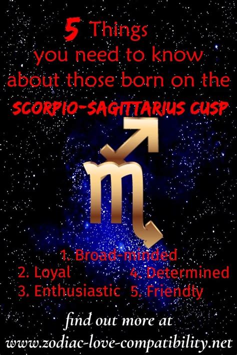 Scorpio and Sagittarius Cusp Signs - A Dynamic Mix! | Cusp signs ...