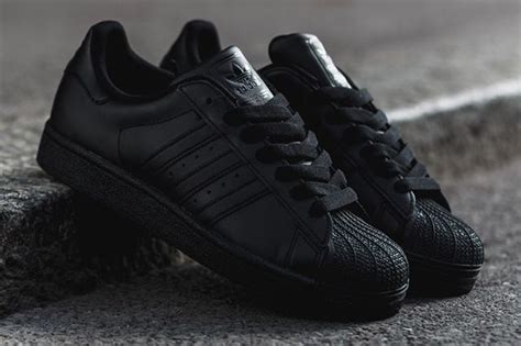 adidas Superstar Ii (Triple Black) | Adidas superstar black, All black shoes, Sneakers fashion