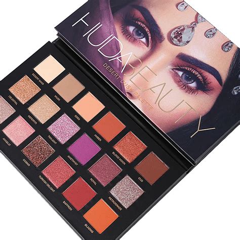 Makeup Huda Beauty Palette Eyeshadow 18 Colors DESERT Palette Matte ...