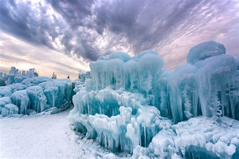 Spectacular Castles Built with 20,000 Pounds of Ice