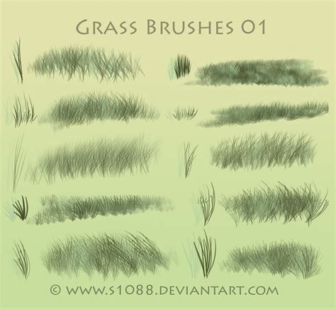 Free PS Grass Brushes by s1088 on DeviantArt