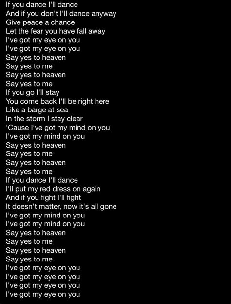 Yes To Heaven Lyrics - Notability Gallery