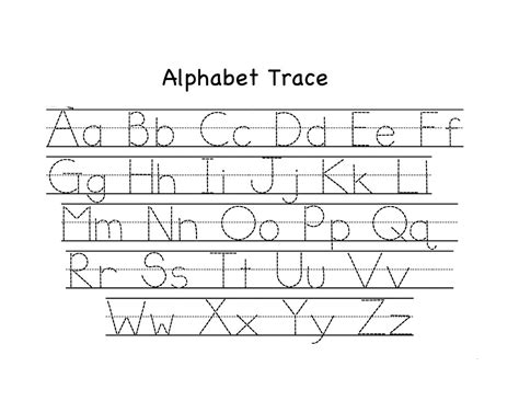 Preschool Tracing Worksheets - Best Coloring Pages For Kids