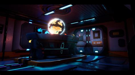 Sci Fi Control Room 3D model | CGTrader