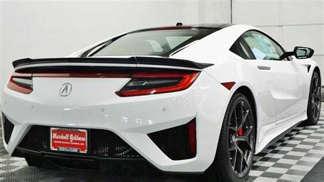 White on Red 2017 Acura NSX For Sale