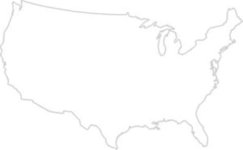 United States Blank Map