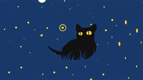 Black Cat Cartoon Wallpaper Hd / Black Cat Uploaded By L I A On We Heart It - Favian Jacobi